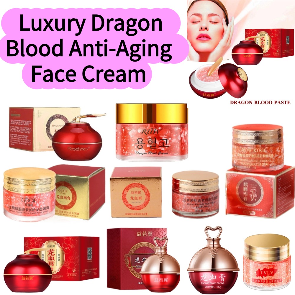 Luxury Skincare Cream - Luxe Drakenbloed Anti-Aging Gezichtscrème met Retinol