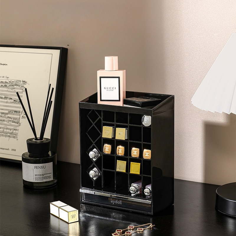 Luxury High End Skincare - Lichte luxe lippenstift opbergdoos Lade gecompartimenteerd