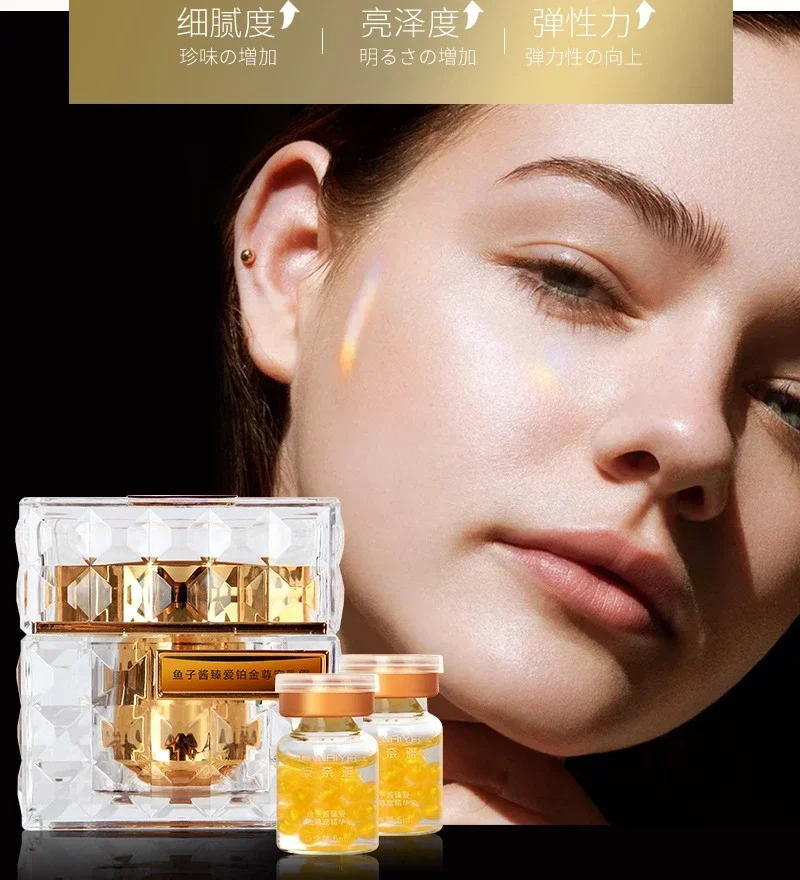 Luxury Skincare Cream - Platina Zeldzame Luxe Kaviaar Verzorgende Set