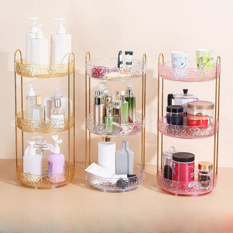 Luxury Skincare Aesthetic - Lichte Luxe Cosmetica Opbergdoos, Kaptafel, Meerlaags