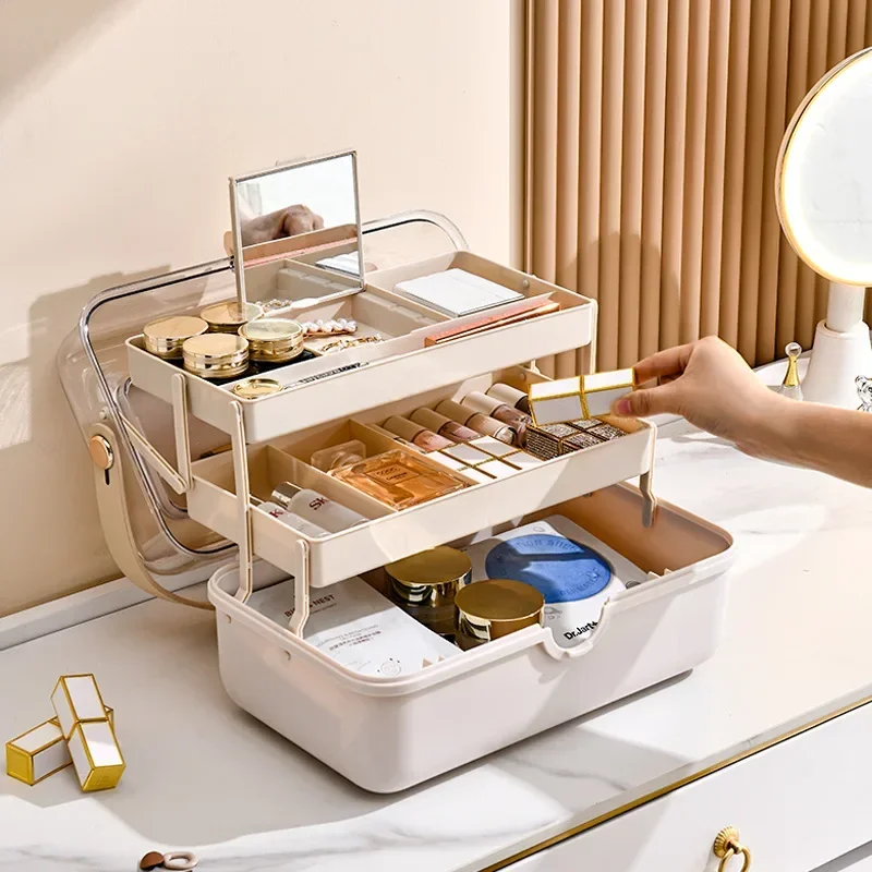 Luxury High End Skincare - Lichte luxe cosmetica opbergdoos Desktop High-end