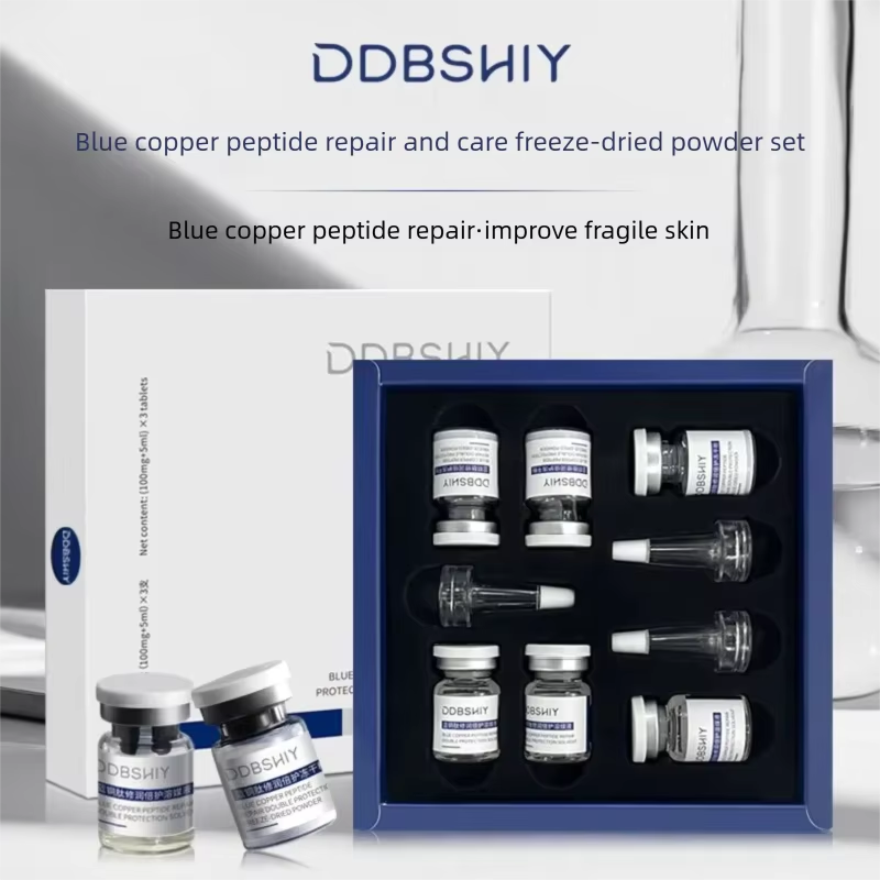 Oligopeptide Wrinkle - Blauw Koper Peptide GHK-Cu Gefreeze-droogd Poeder